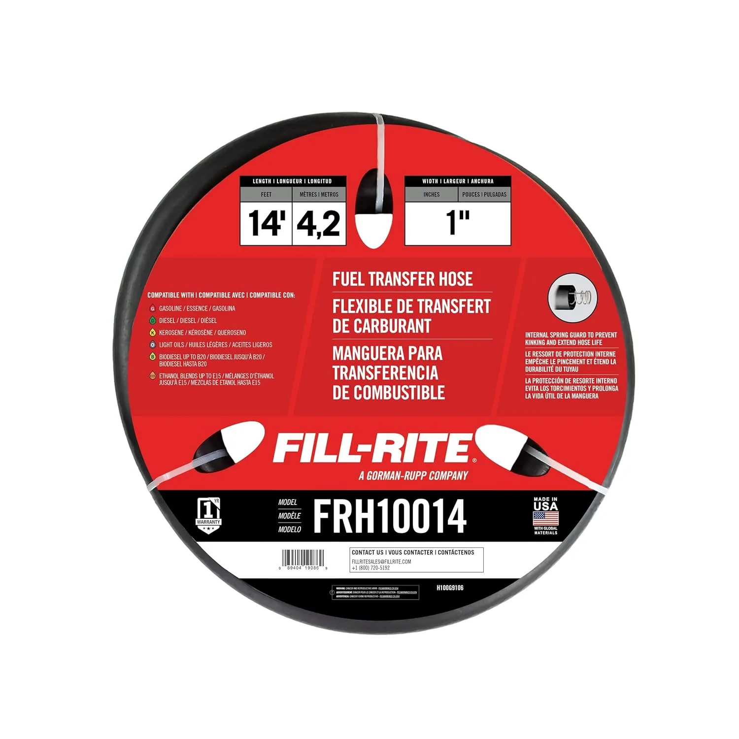 Fill-Rite FRH 1-inch Fuel Transfer Hose