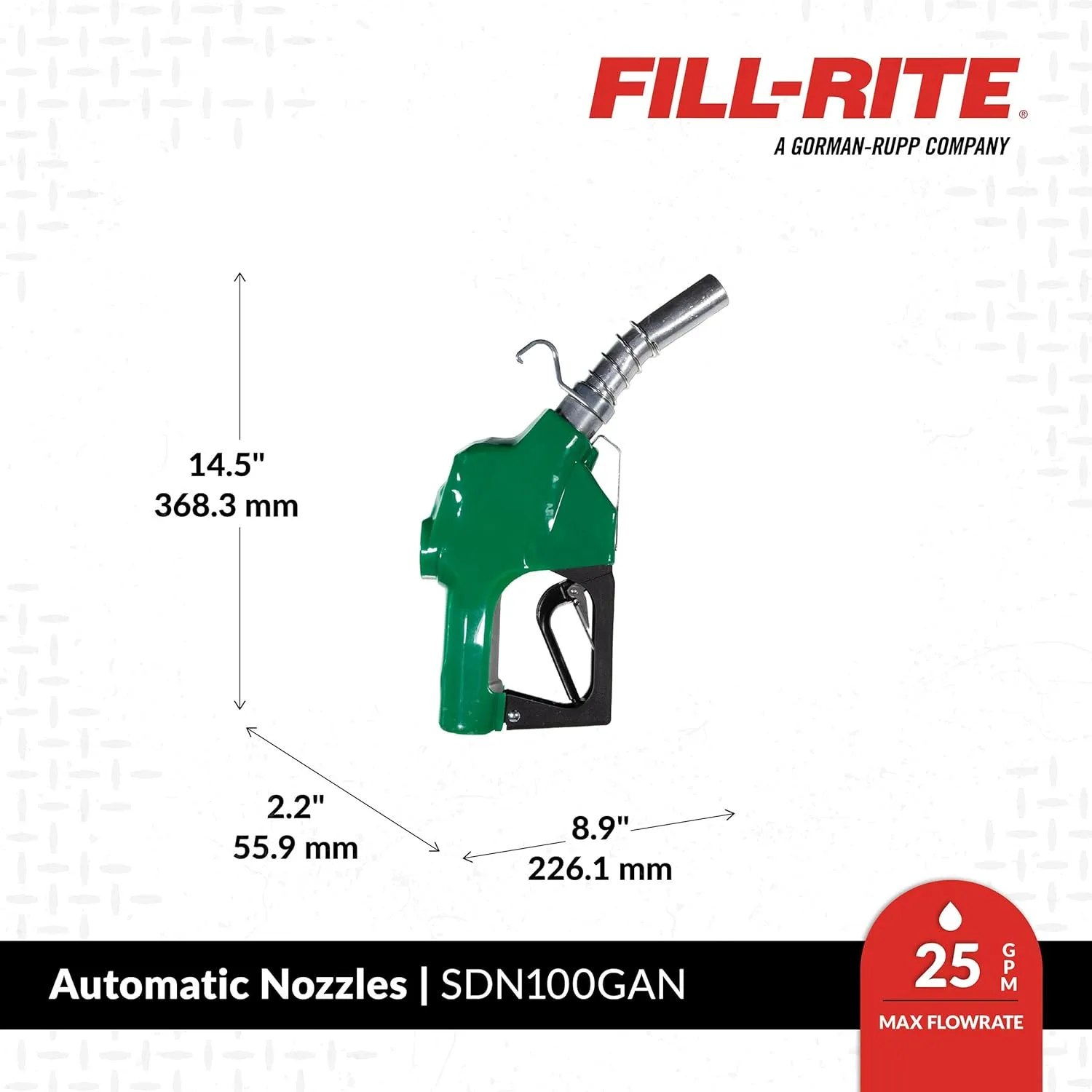Fill-Rite 1" Automatic Fuel Transfer Nozzle