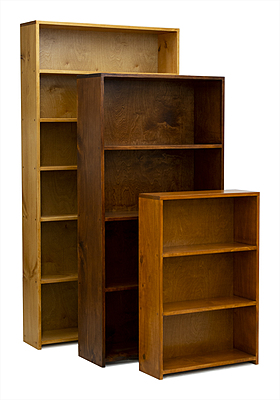 Heritage Pine Bookcase - 9 1/4"d