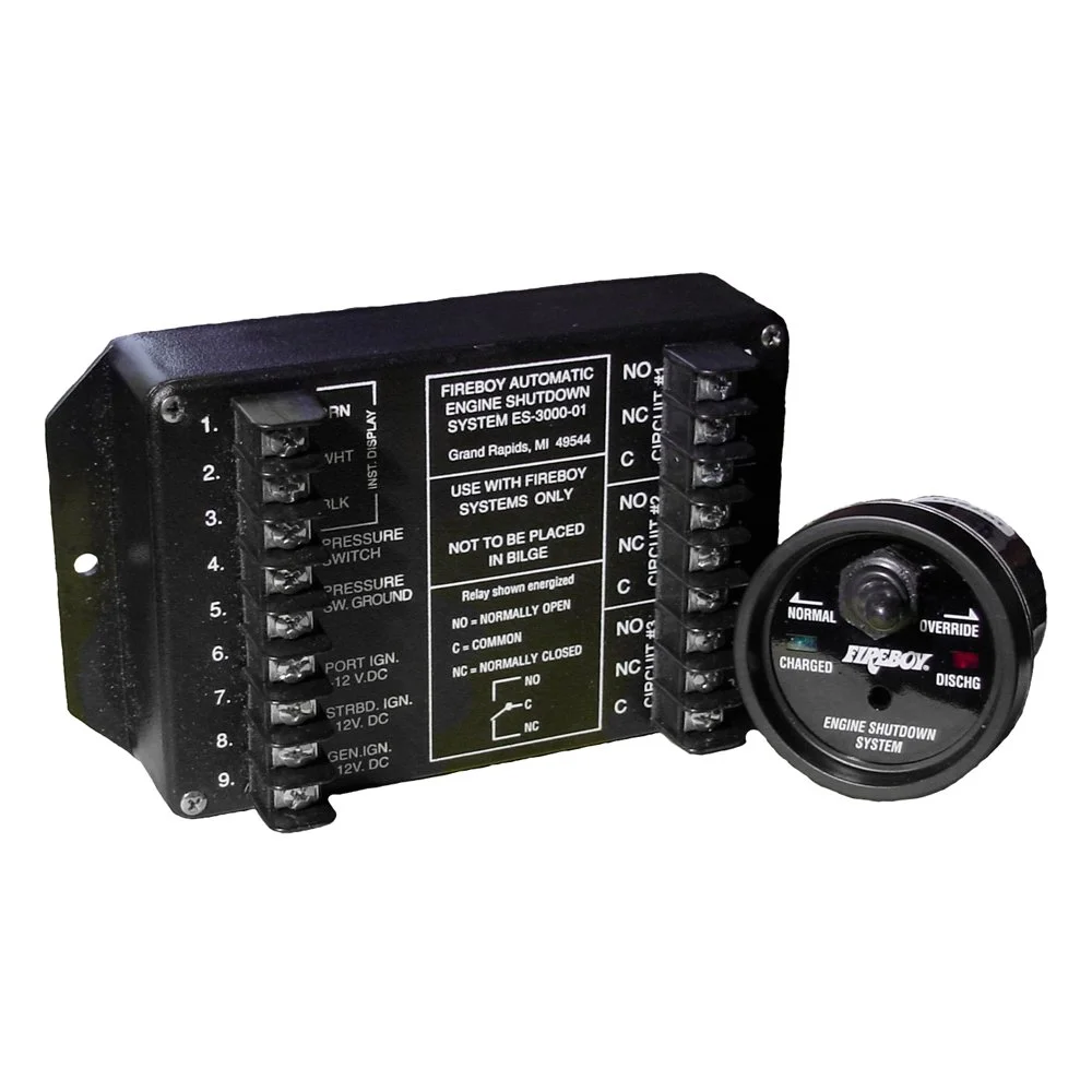 Fireboy-Xintex Engine Shutdown System w/Round Display