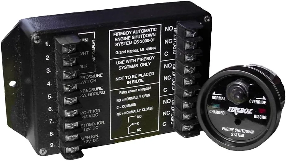 Fireboy-Xintex Engine Shutdown System w/Round Display