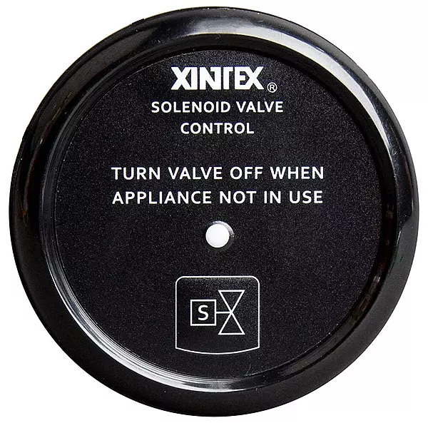 Fireboy-Xintex Propane Control & Solenoid Valve w/Black Bezel Display