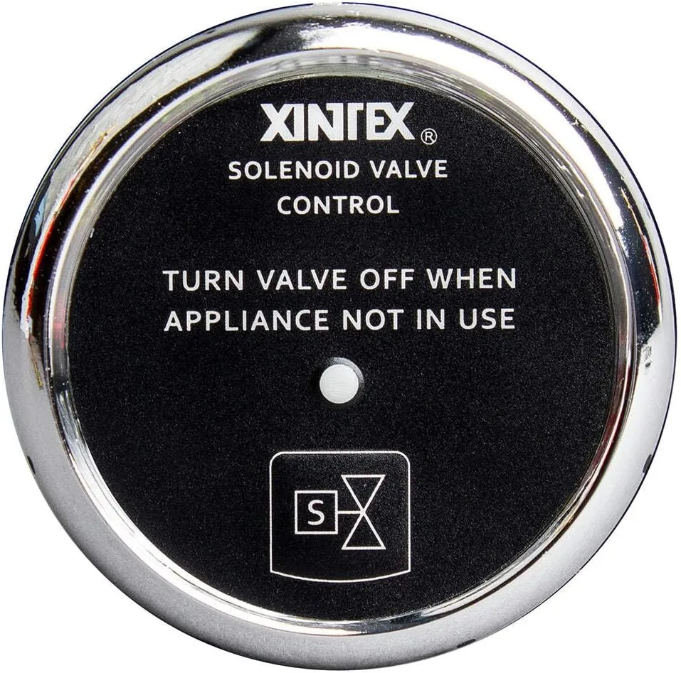 Fireboy-Xintex Propane Control & Solenoid Valve w/Chrome Bezel Display