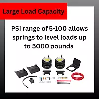 Firestone 2609 Rear Ride-Rite Air Spring Kit Compatible with 2019-2025 Silverado Sierra 1500 Non 3.0 Eco Diesel Models | Large PSI Range | Enhanced Ride Quality