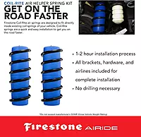 Firestone Airide 4186 Coil-Rite Rear Air Springs Kit — Fits 2008–2014 Full-Size SUVs