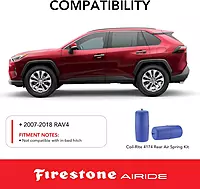 Firestone Airide 4174 Coil-Rite Rear Air Spring Kit - 5-35 PSI, 1000 lb Capacity