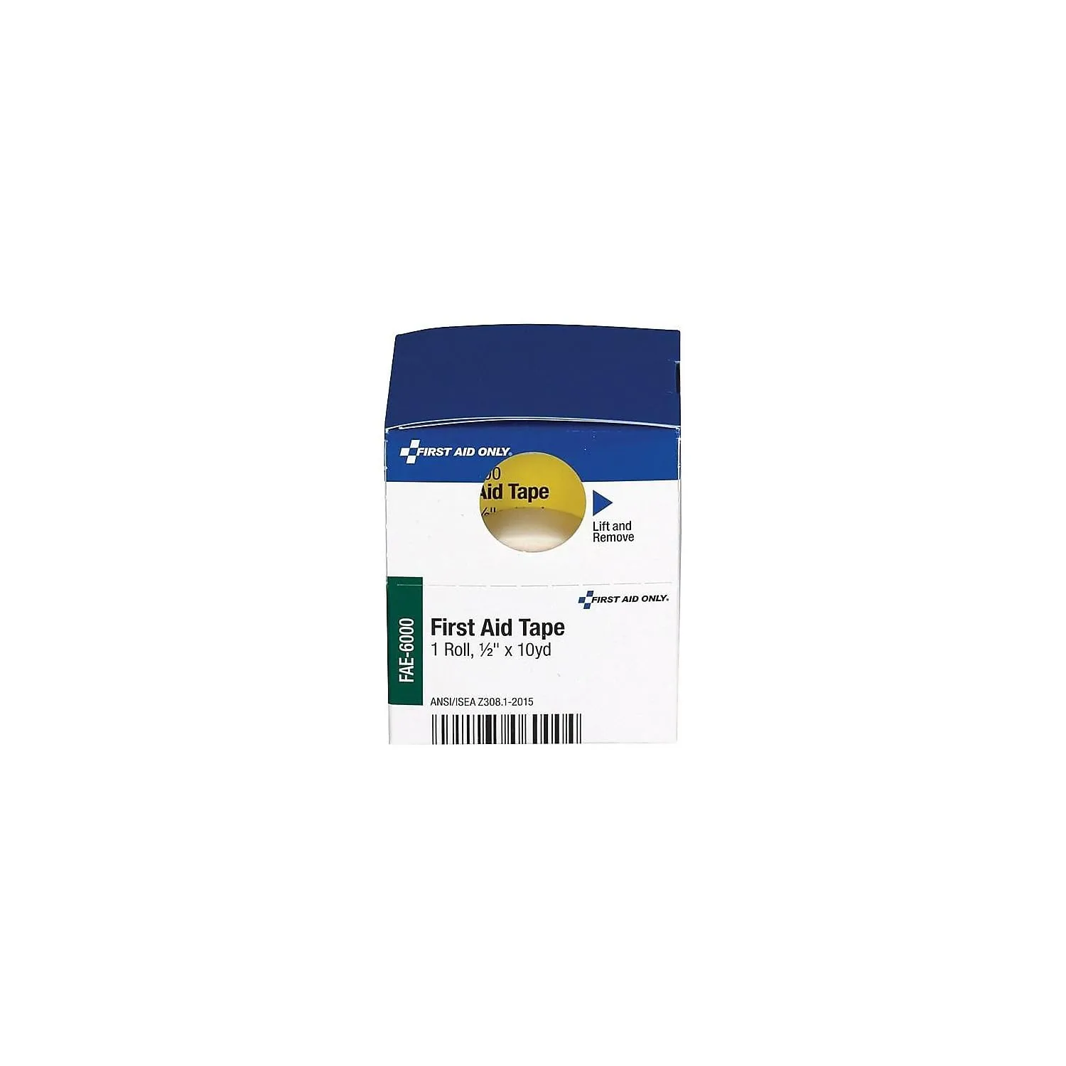 First Aid Only First Aid Tape, 1/2 in x 10 yd, White