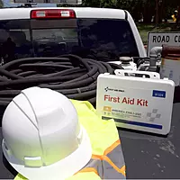 First Aid Only 91324 ANSI A 2021 and OSHA Compliant First Aid Kit, 25-Person Emergency First Aid Kit for Business, Home, Car