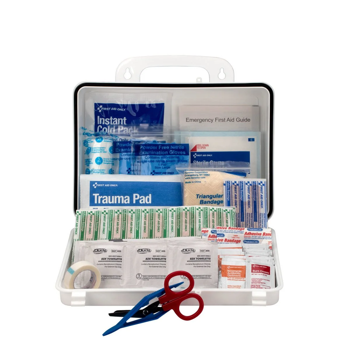 First Aid Only 9301-25P 25-Person Contractor's First Aid Kit for Home Renovation, Job Sites, and Construction Vehicles