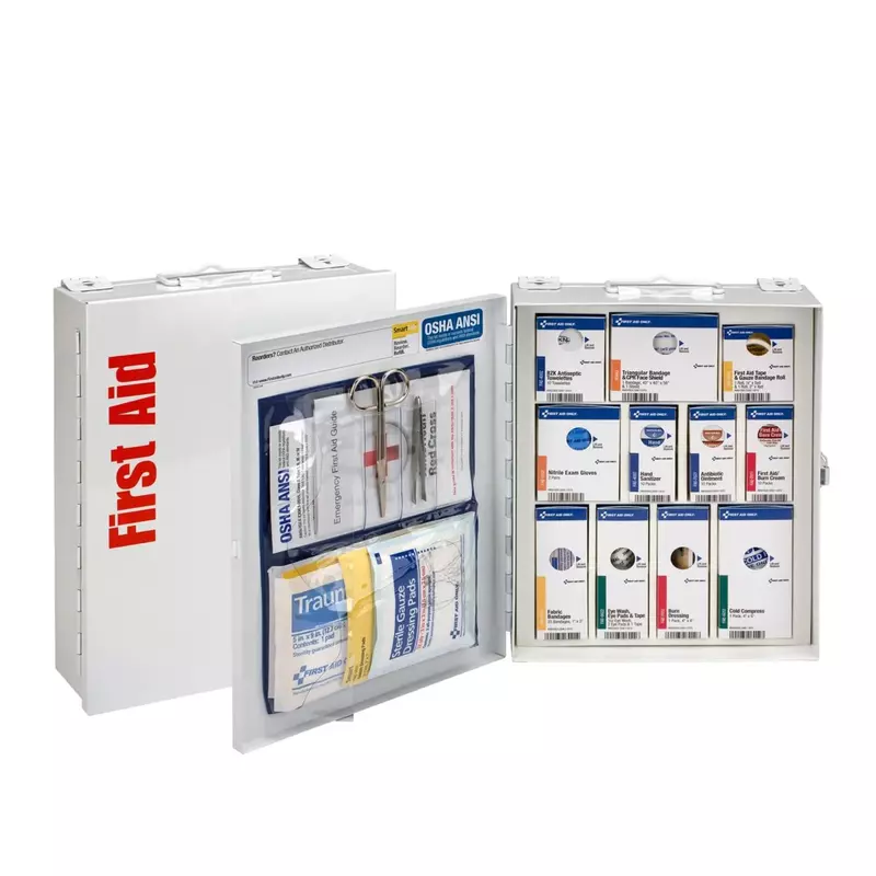 First Aid Only 25 Person Medium SmartCompliance 94 Piece Refill Cabinet Without Medications (90578)