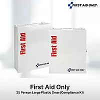 First Aid Only 25 Person Medium SmartCompliance 94 Piece Refill Cabinet Without Medications (90578)