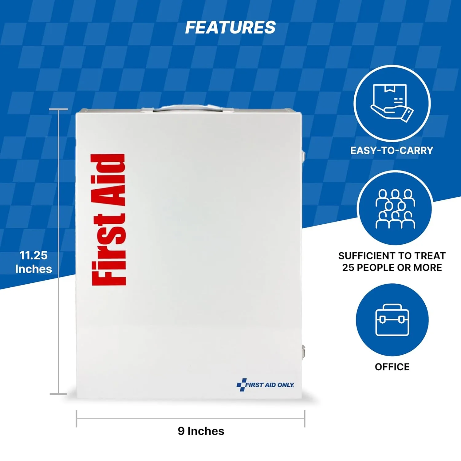 First Aid Only 90658 25-Person SmartCompliance First Aid Kit for Businesses