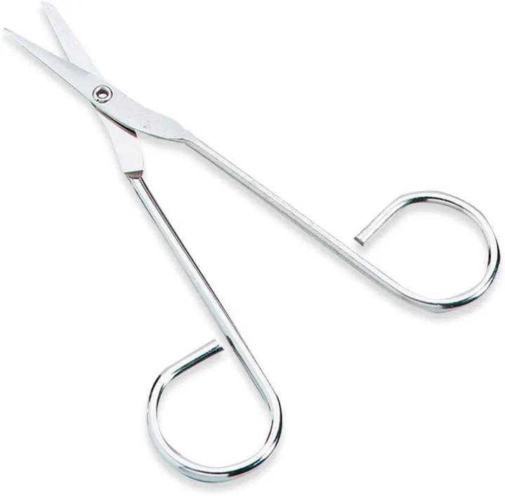 First Aid Only 4-1/2in Compact Scissors - 4.5in Overall Length - Silver - 1 Each
