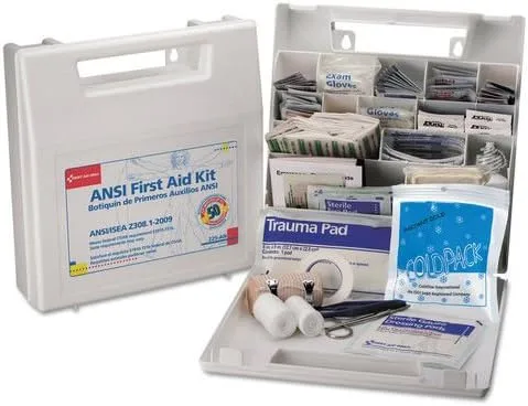 First Aid Only 50-Person Worksite First Aid Kit, 196-Piece, Plastic Case