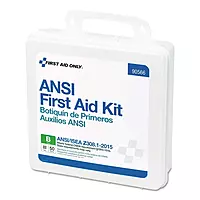 First Aid Only 90566 ANSI B 2015 and OSHA Compliant First Aid Kit, 50-Person Emergency First Aid Kit for Business, Home, Car