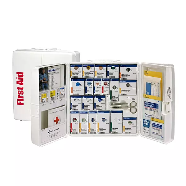 First Aid Only 90580 50-Person SmartCompliance OSHA First Aid Cabinet for Businesses