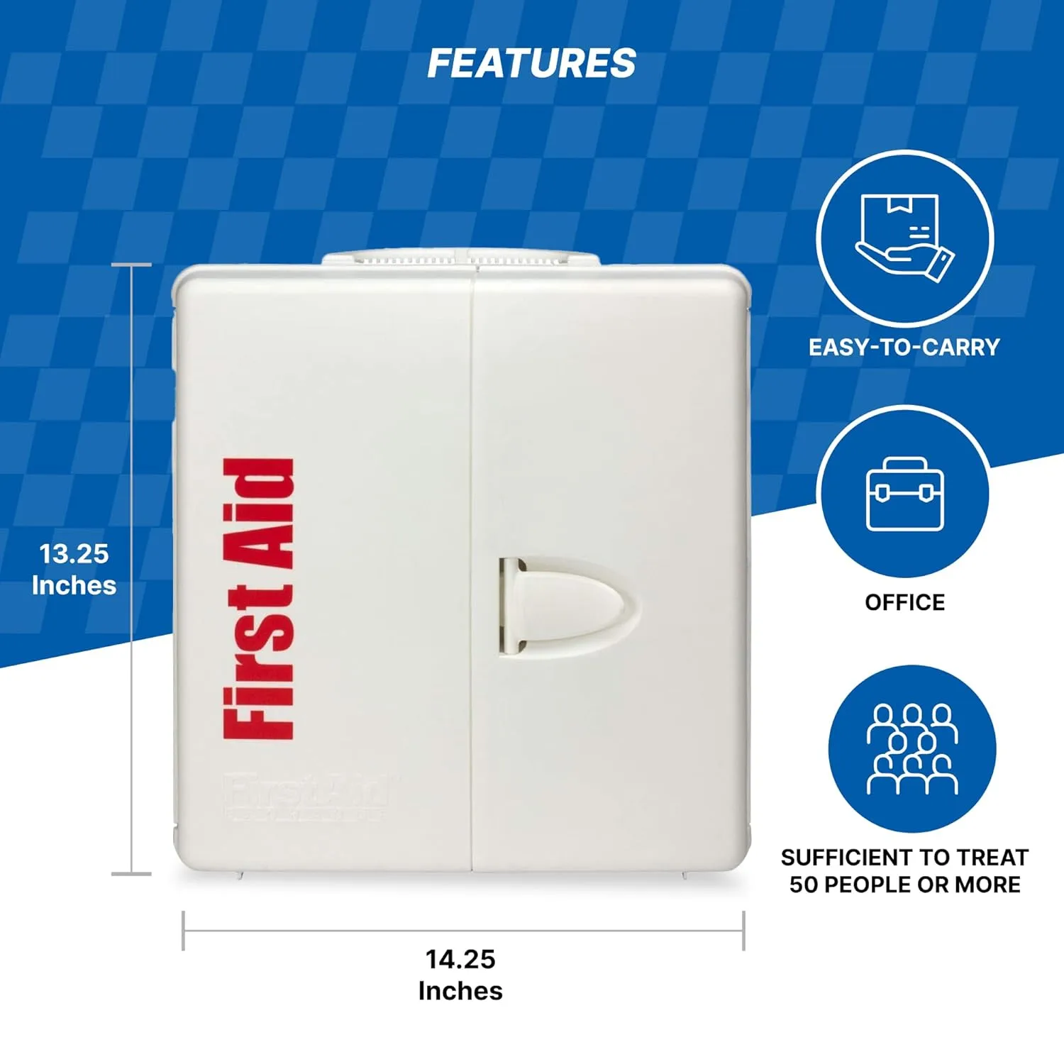 First Aid Only 90580 50-Person SmartCompliance OSHA First Aid Cabinet for Businesses