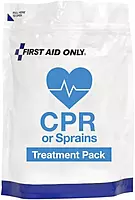First Aid Only 91165: CPR & Sprains Treatment Pack