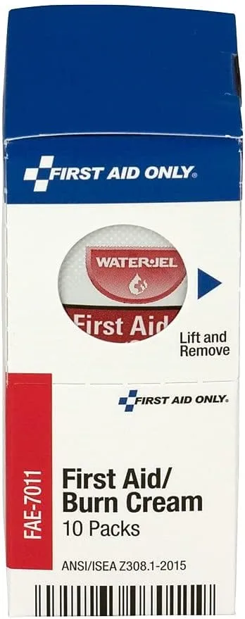 First Aid Only SmartCompliance Burn Cream Packets, 10 Count (FAE-7011)