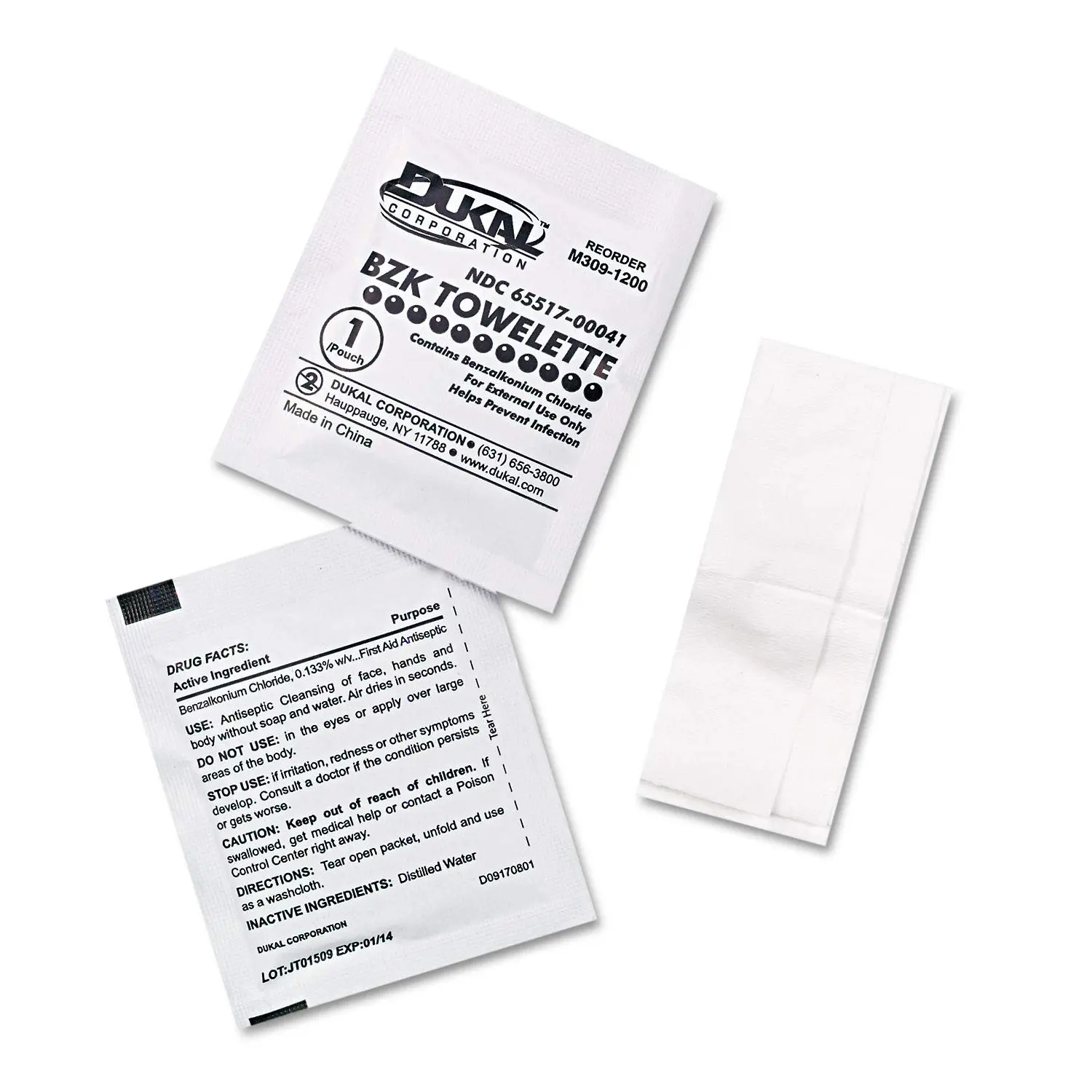 First Aid Only - FAE-4002 Sting Free Antiseptic Cleansing Wipes, 10 Count Skin Cleaning Wipe