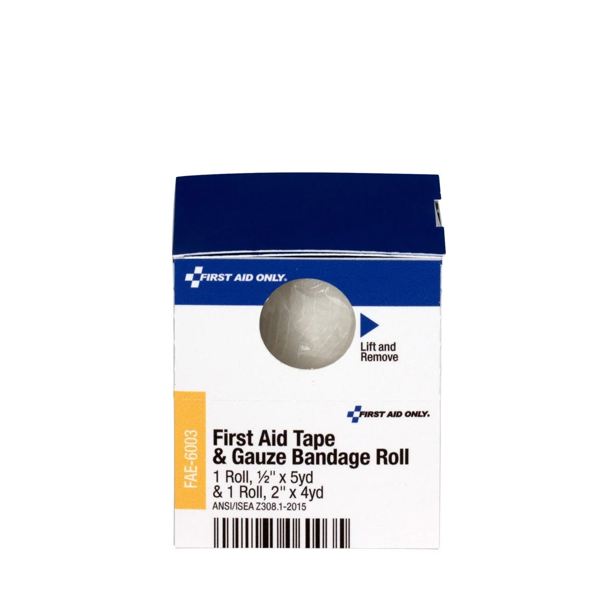 First Aid Only FAE-6003: 1/2" x 5 yd Tape & 2" x 4 yd Conforming Gauze Refill