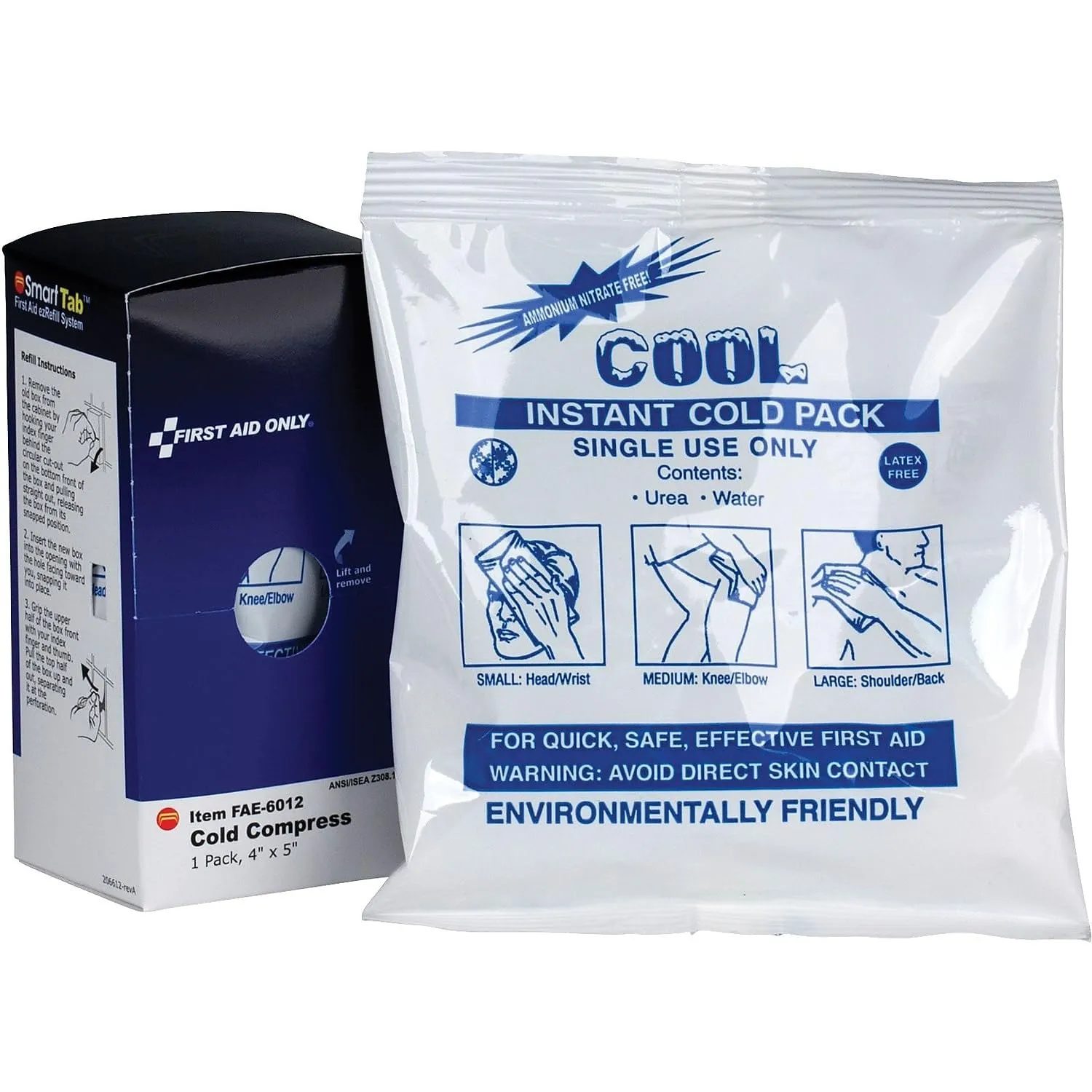 First Aid Only FAE-6012 Cold Compress Refill