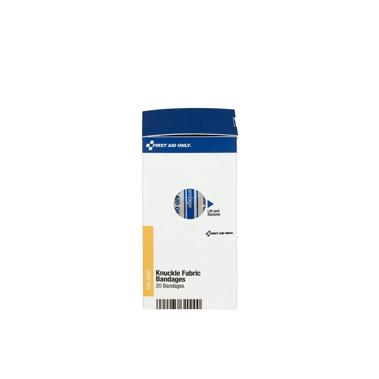 First Aid Only FAE-6200 SmartCompliance Refill Fabric Knuckle Bandages, First Aid Kit Refill Supplies for Business, Worksite