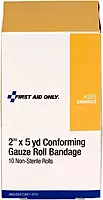 First Aid Only H245: 2" X 4 Yd. Conforming Gauze Non-Sterile, 10/Box 10-Count Box
