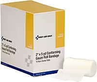 First Aid Only H245: 2" X 4 Yd. Conforming Gauze Non-Sterile, 10/Box 10-Count Box