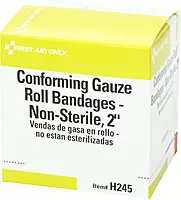 First Aid Only H245: 2" X 4 Yd. Conforming Gauze Non-Sterile, 10/Box 10-Count Box