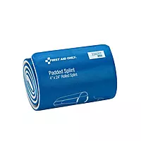 First Aid Only Padded Splint, 4 inches X 24 inches, Blue/White