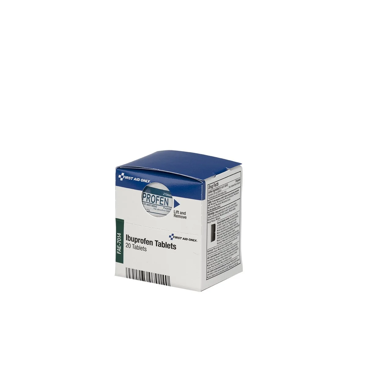 First Aid Only SmartCompliance Refill Ibuprofen, 2 Tablets per Packet, 10 Packets per Box