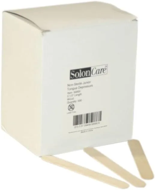 Tongue Depressors, 6", 500/box