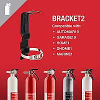 FIRST ALERT BRACKET2 Replacement Fire Extinguisher Bracket - Black