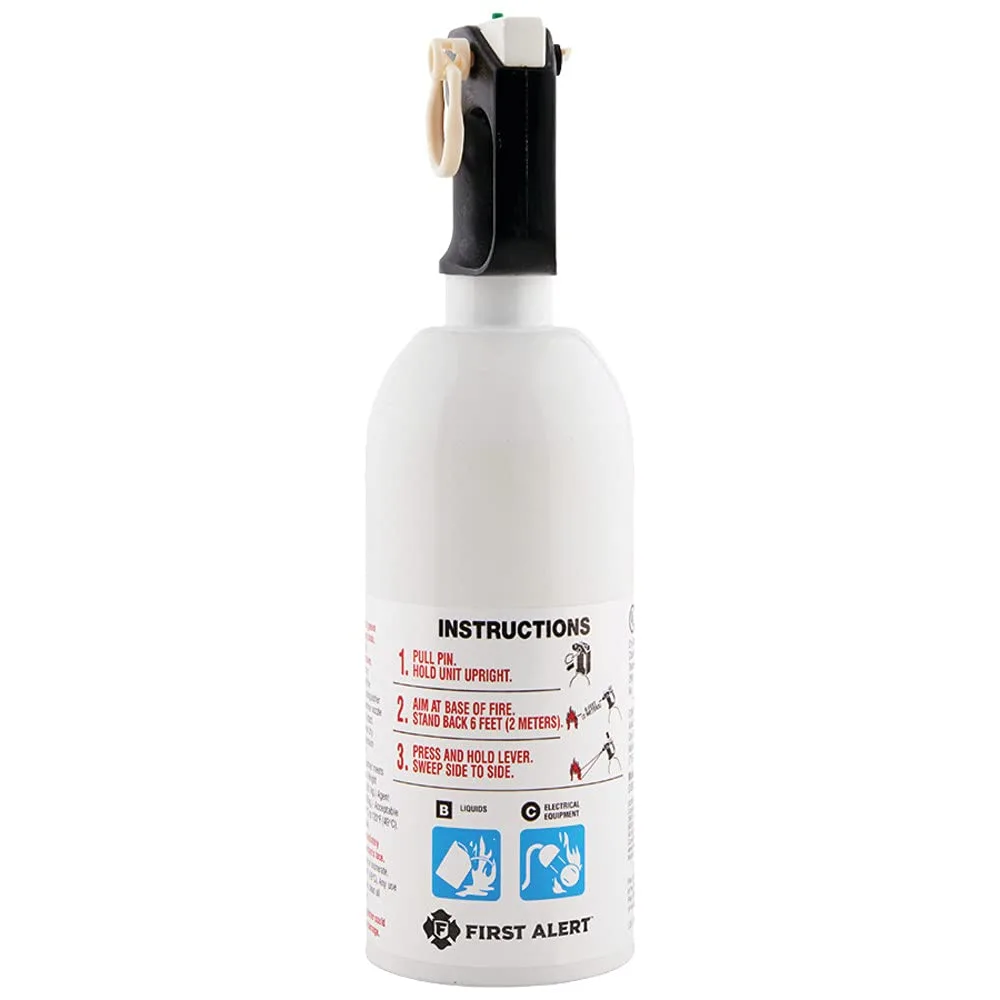 FIRST ALERT KITCHEN5 Fire Extinguisher, KFE2S5, UL RATED 5-B:C, White, 1-Pack SINGLE PACK
