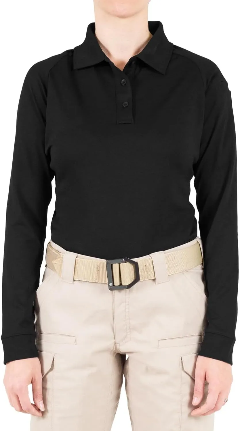 First Tactical Women's Performance Long Sleeve Polo