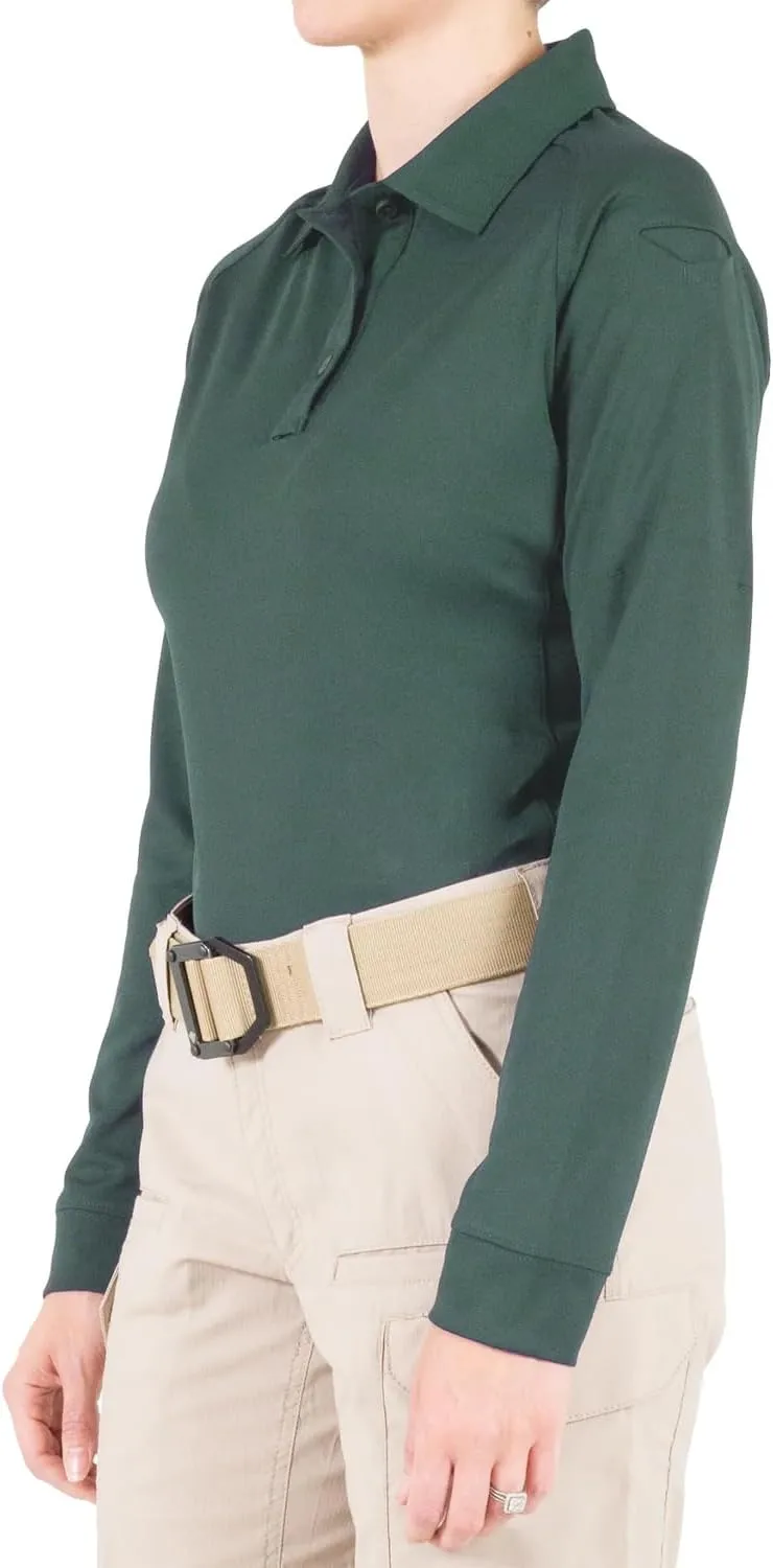 First Tactical Women's Performance Long Sleeve Polo