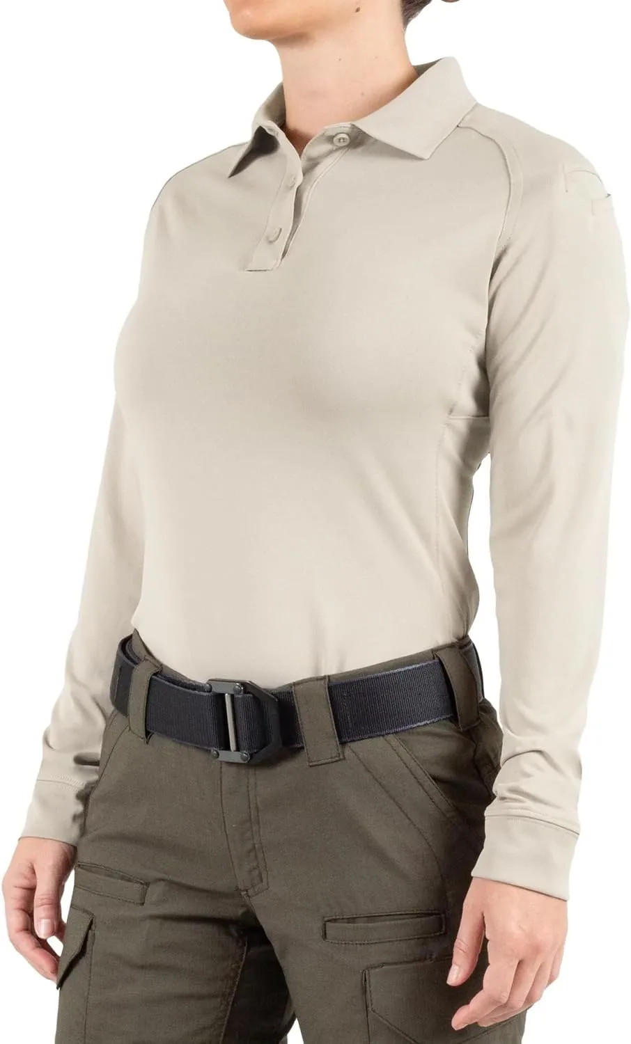 First Tactical Women's Performance Long Sleeve Polo