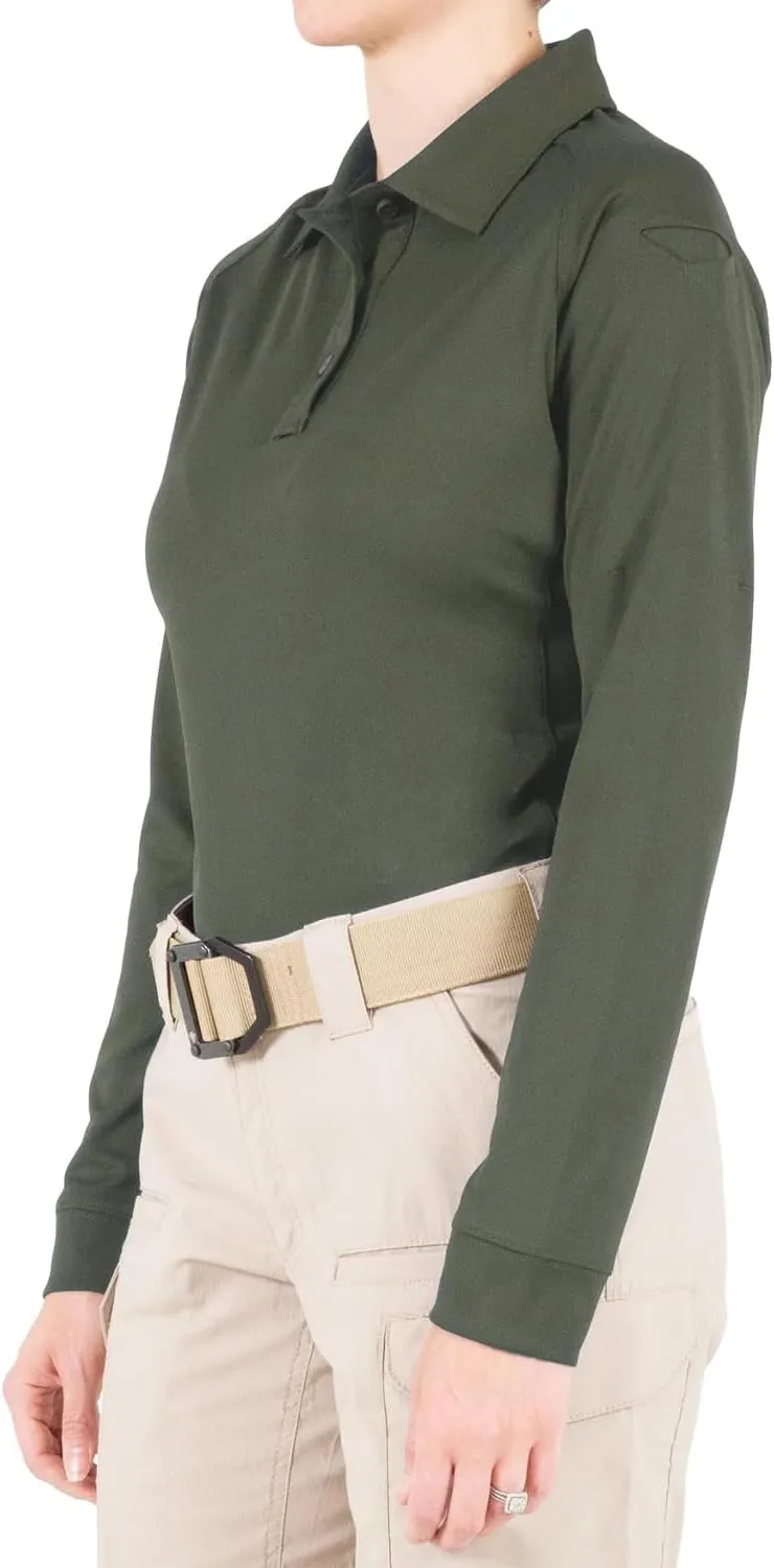 First Tactical Women's Performance Long Sleeve Polo