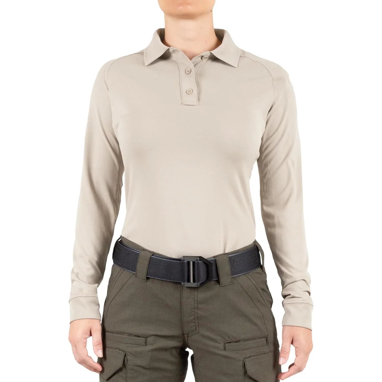 First Tactical Women's Performance Long Sleeve Polo