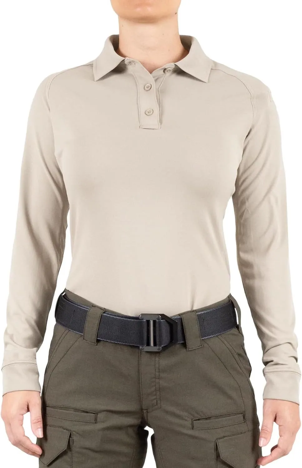 First Tactical Women's Performance Long Sleeve Polo