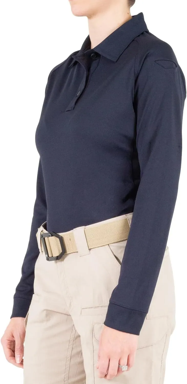 First Tactical Women's Performance Long Sleeve Polo