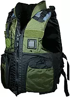 First Watch AV-800 Four Pocket Flotation Vest - OD Green - Large to XL