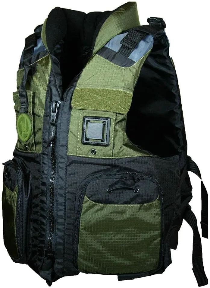 First Watch AV-800 Four Pocket Flotation Vest - OD Green - Large to XL