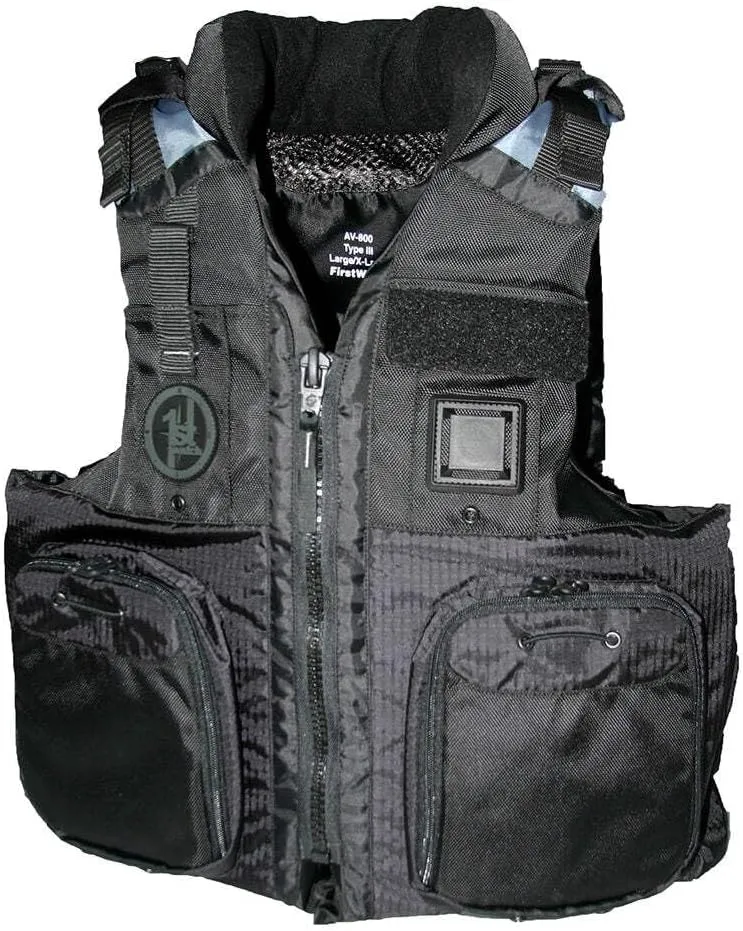 First Watch AV-800 Four Pocket Flotation Vest - OD Green - XXL to3XL