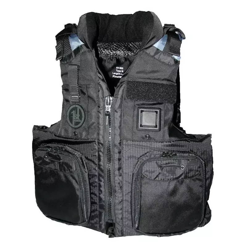 First Watch AV-800 Four Pocket Flotation Vest - OD Green - Large to XL