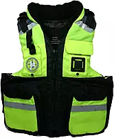 First Watch AV-800 Four Pocket Flotation Vest - Hi-Vis Yellow - Large to XL