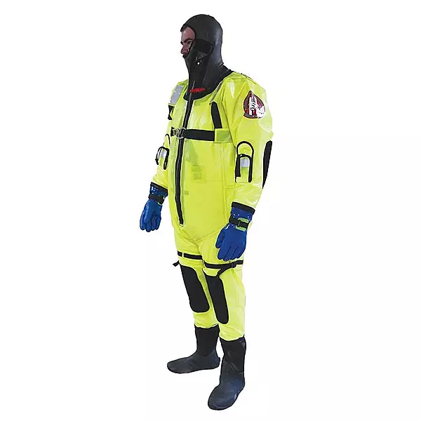 First Watch RS-1000 Ice Rescue Suit - Hi-Vis Yellow, RS-1000-HV-U