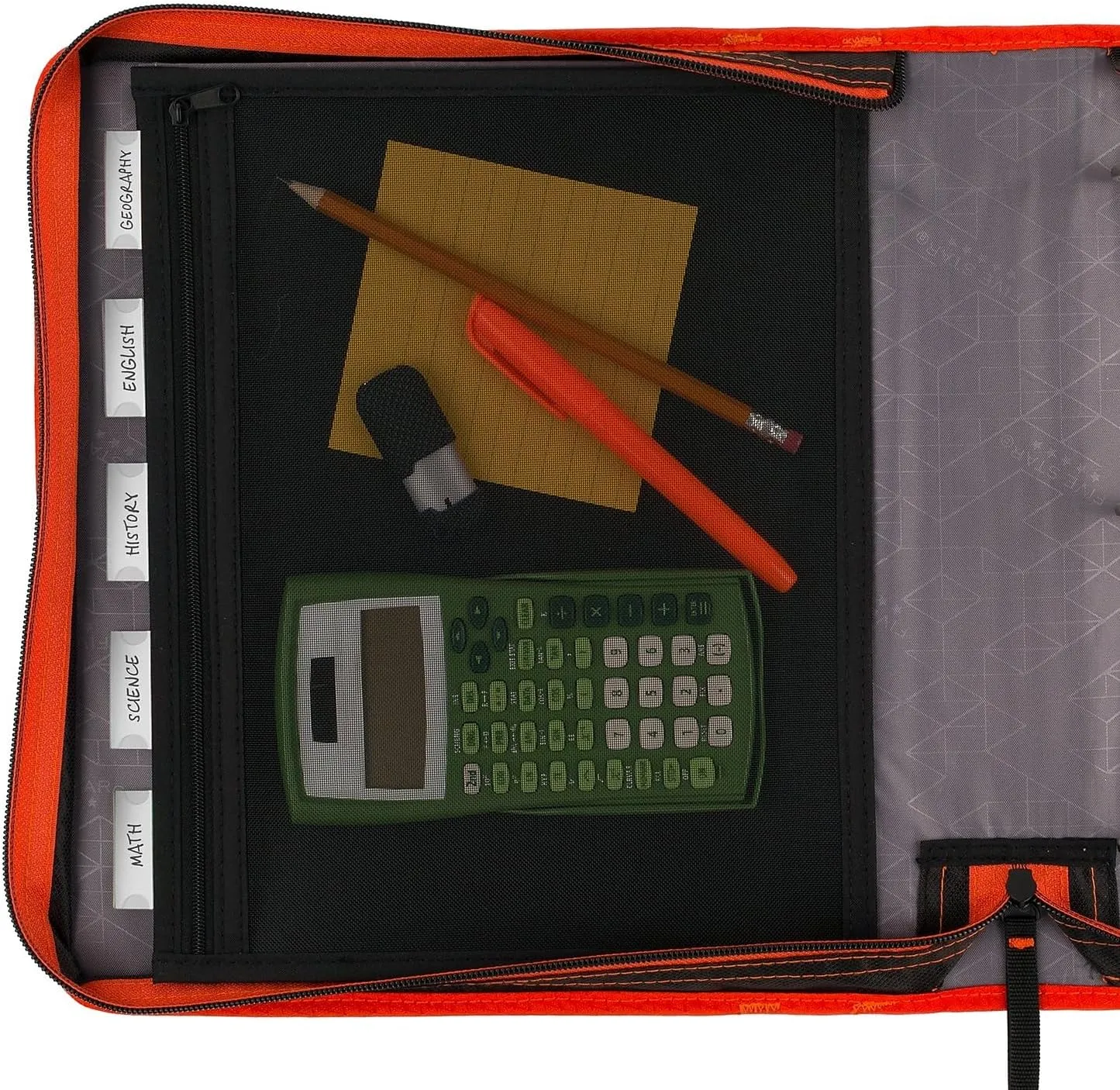 Five Star Zipper Binder, 2 Inch 3 Ring Binder with Expansion Panel (29052)