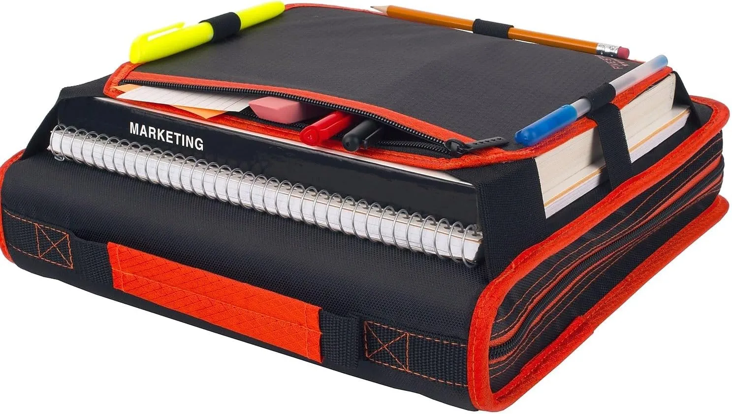 Five Star Zipper Binder, 2 Inch 3 Ring Binder with Expansion Panel (29052)